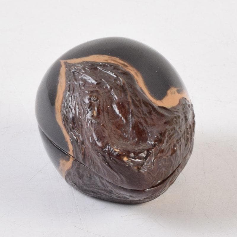 茶道具　乾漆　茄子香合　在銘　時代箱　V　9223