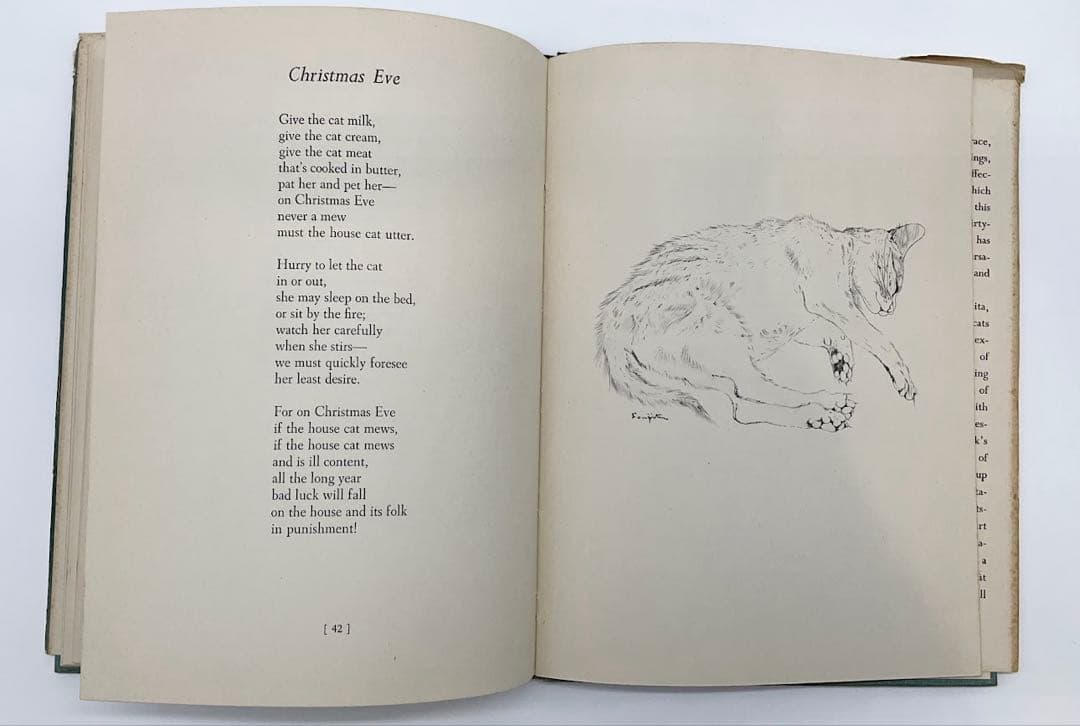 初版1950年『夜と猫』藤田嗣治 挿絵12点入り 経年あり 希少 挿絵本