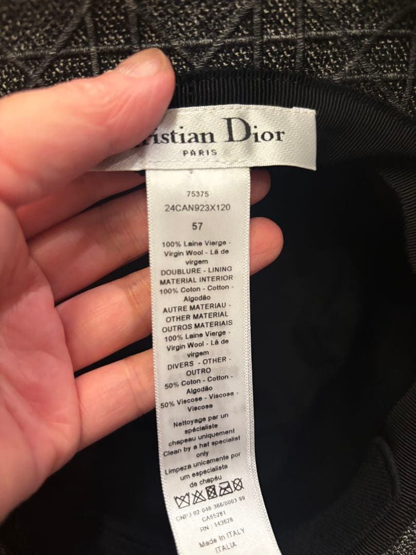 ディオール　ハット　帽子