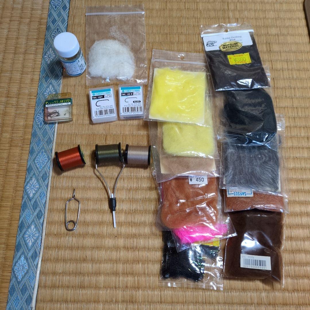 フライタイイングツールセット+マテリアル