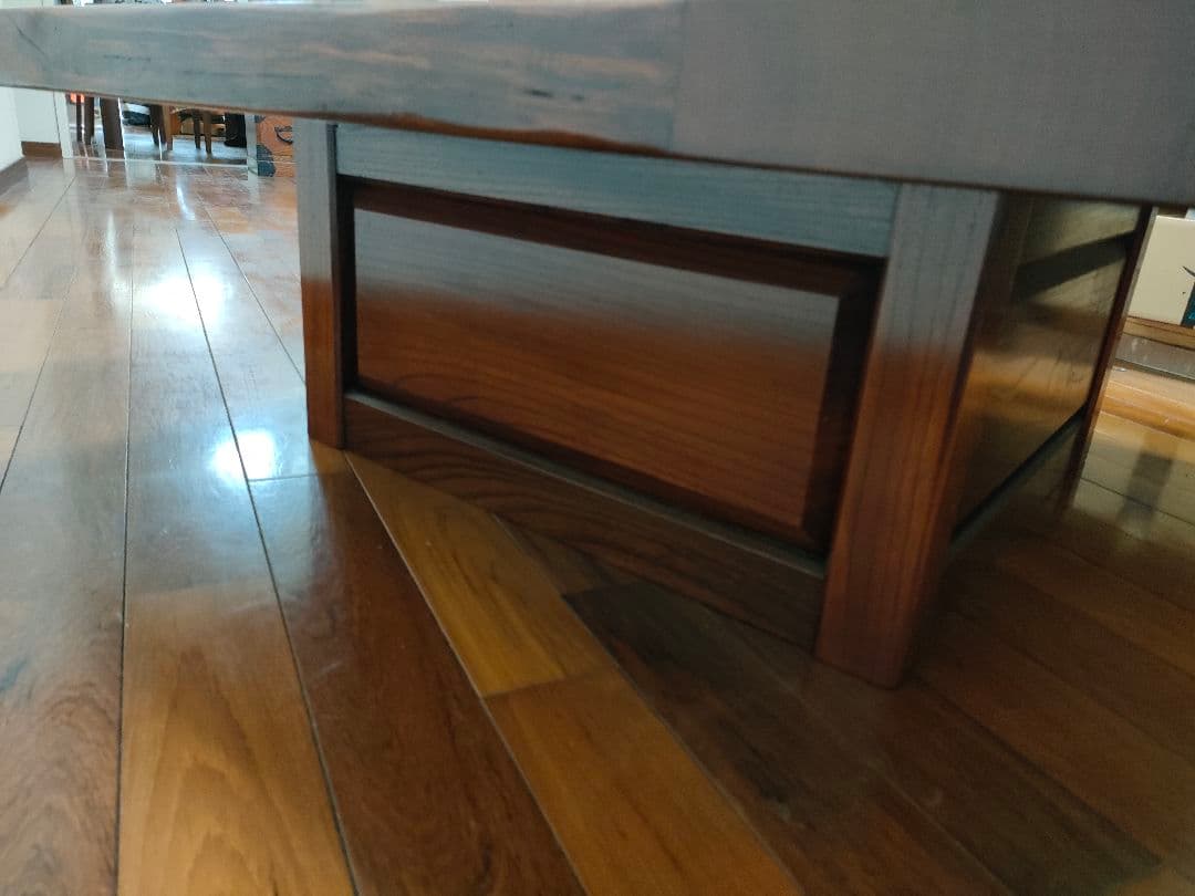 囲炉裏■欅■無垢■漆■座卓■和■アンティーク■レトロ■テーブル■ちゃぶ台/火鉢