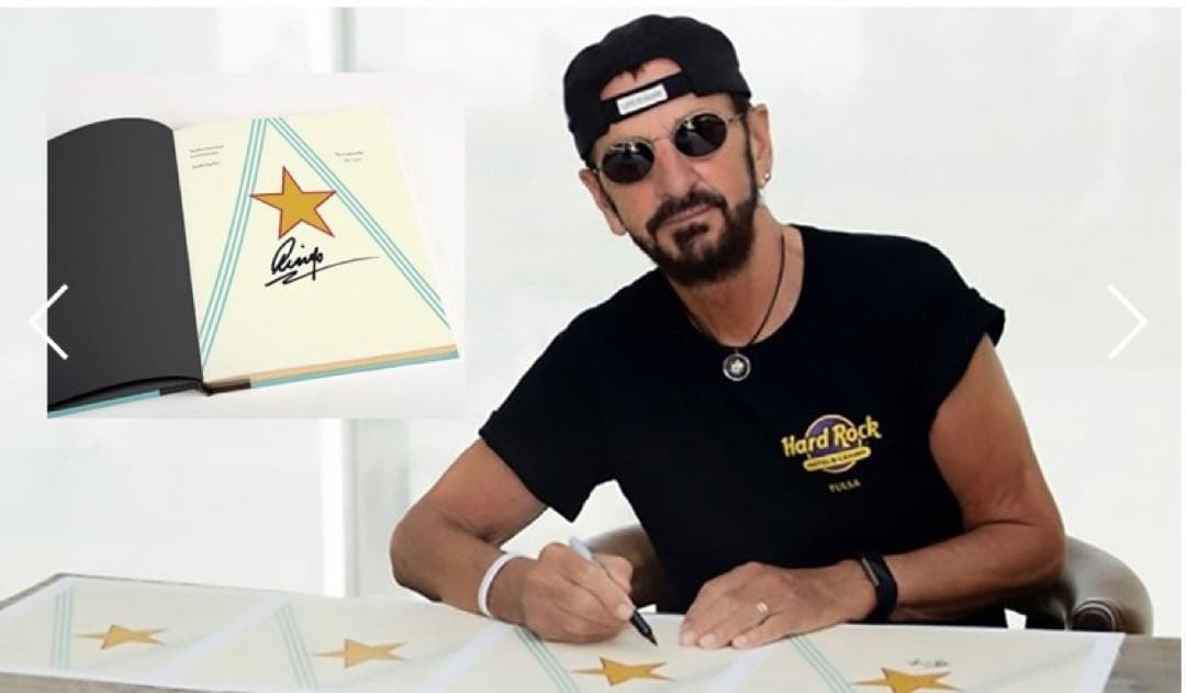 リンゴ・スター 直筆サイン入り豪華本 アナザー・デイ・イン・ザ・ライフ