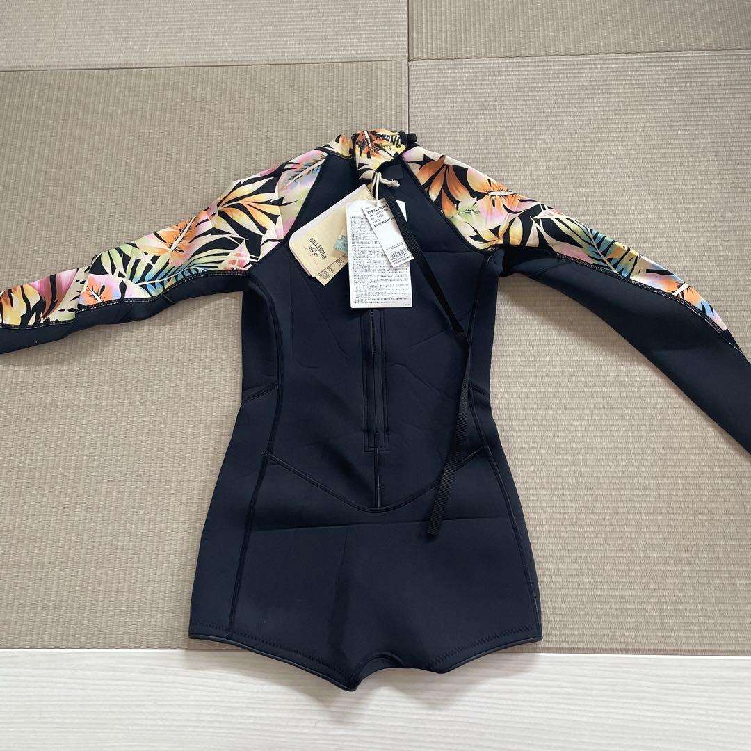 新品 BILLABONG ボタニカルプリント スプリングスーツ 2mm
