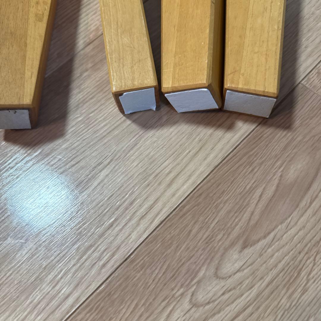 最終価格　モモナチュラル　ダイニングテーブル➕座卓用脚付