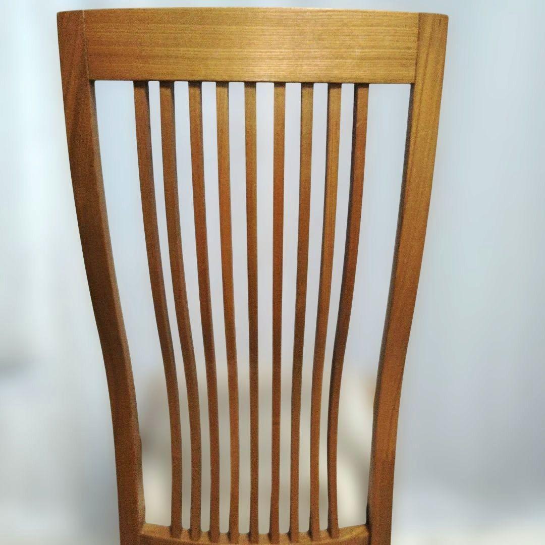 OTSUKA 大塚家具　タモ材　ハイバックチェア　椅子　１脚　木製　天然木②