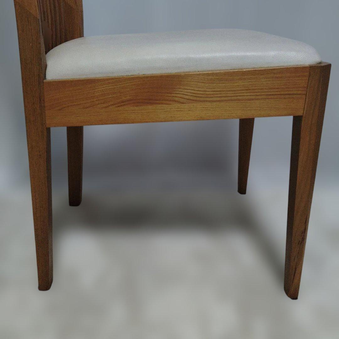 OTSUKA 大塚家具　タモ材　ハイバックチェア　椅子　１脚　木製　天然木②