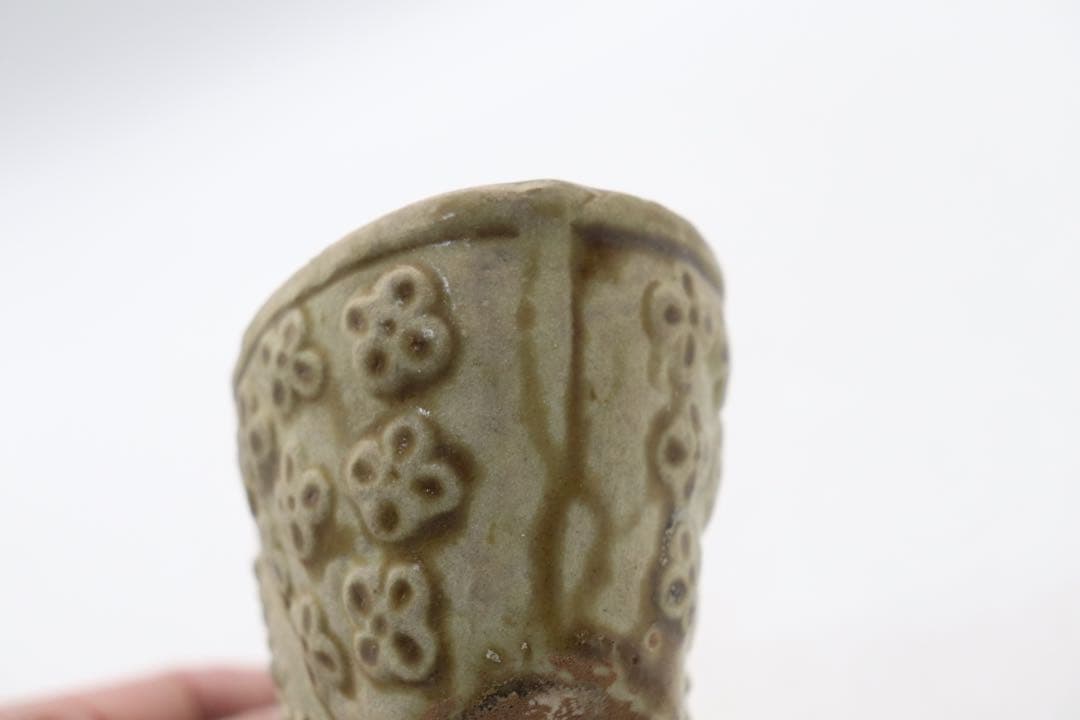 中国　青磁　鴨　陶器　送料込み250212