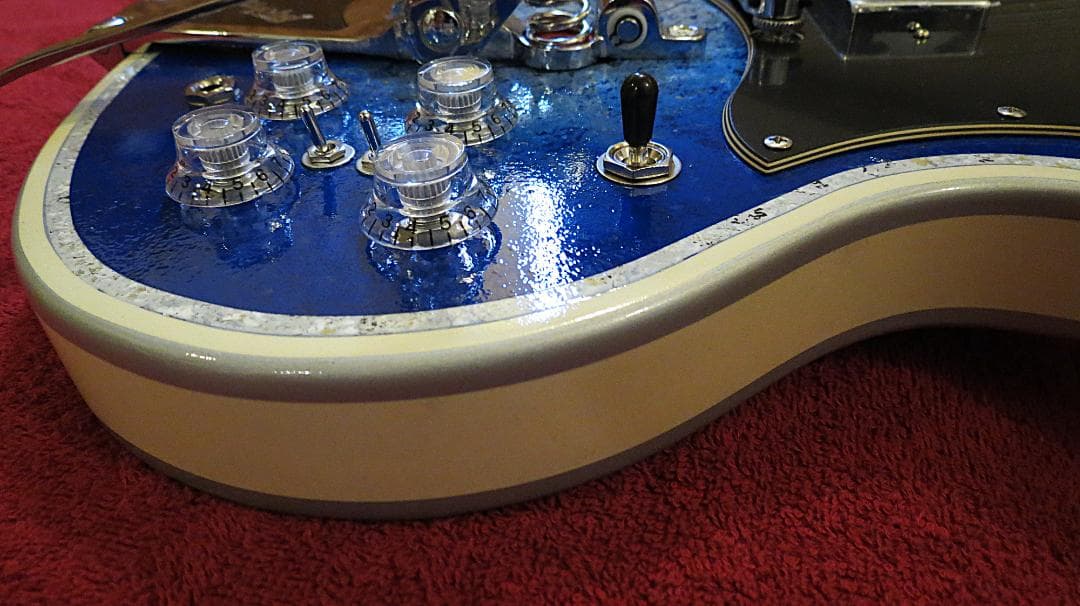 SGB ブルーバースト ラッカーオリジナル塗装 ビグスビー アルニコV・PU