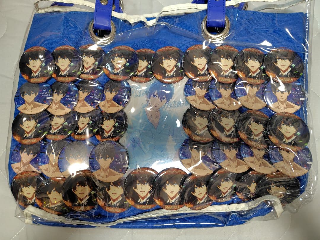 Free! 七瀬遙 缶バッジ ポストカード