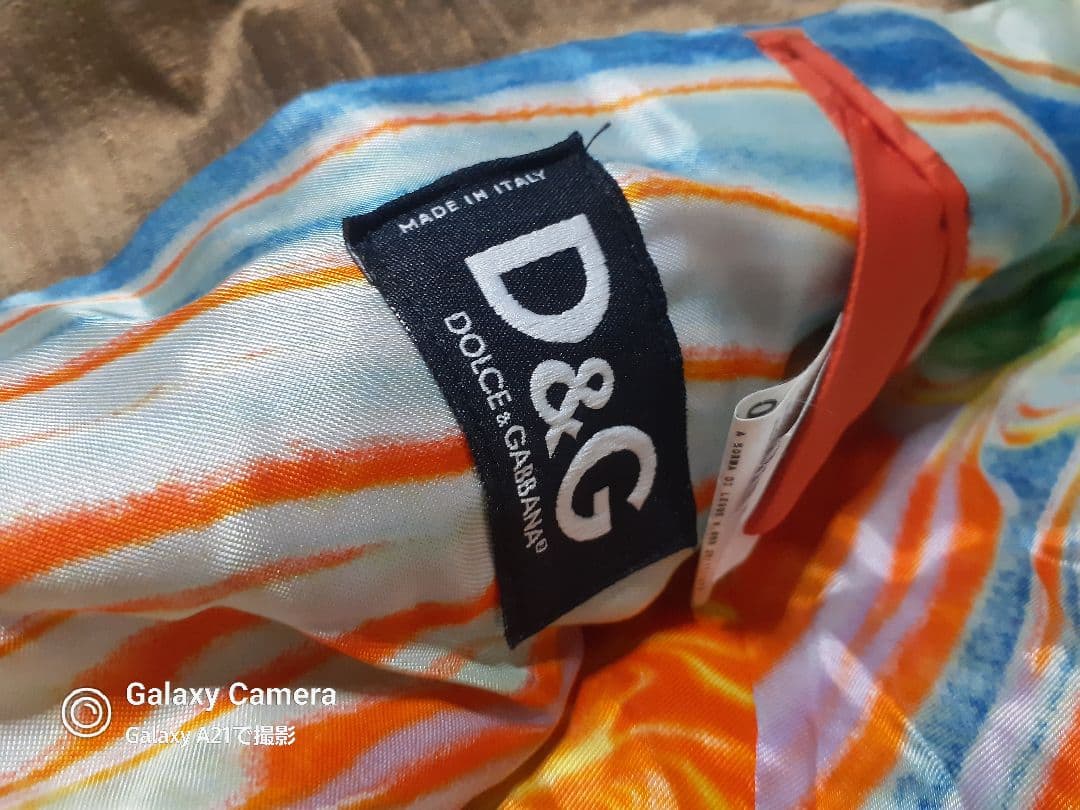 希少！ドルチェ&ガッバーナ/黄金/シルク地/デザイン/スーツ/セットアップ/L