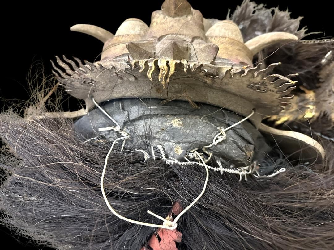 珍品 レア品 バリ島 バロンダンス 舞踊用 お面 民芸 木彫り インドネシア