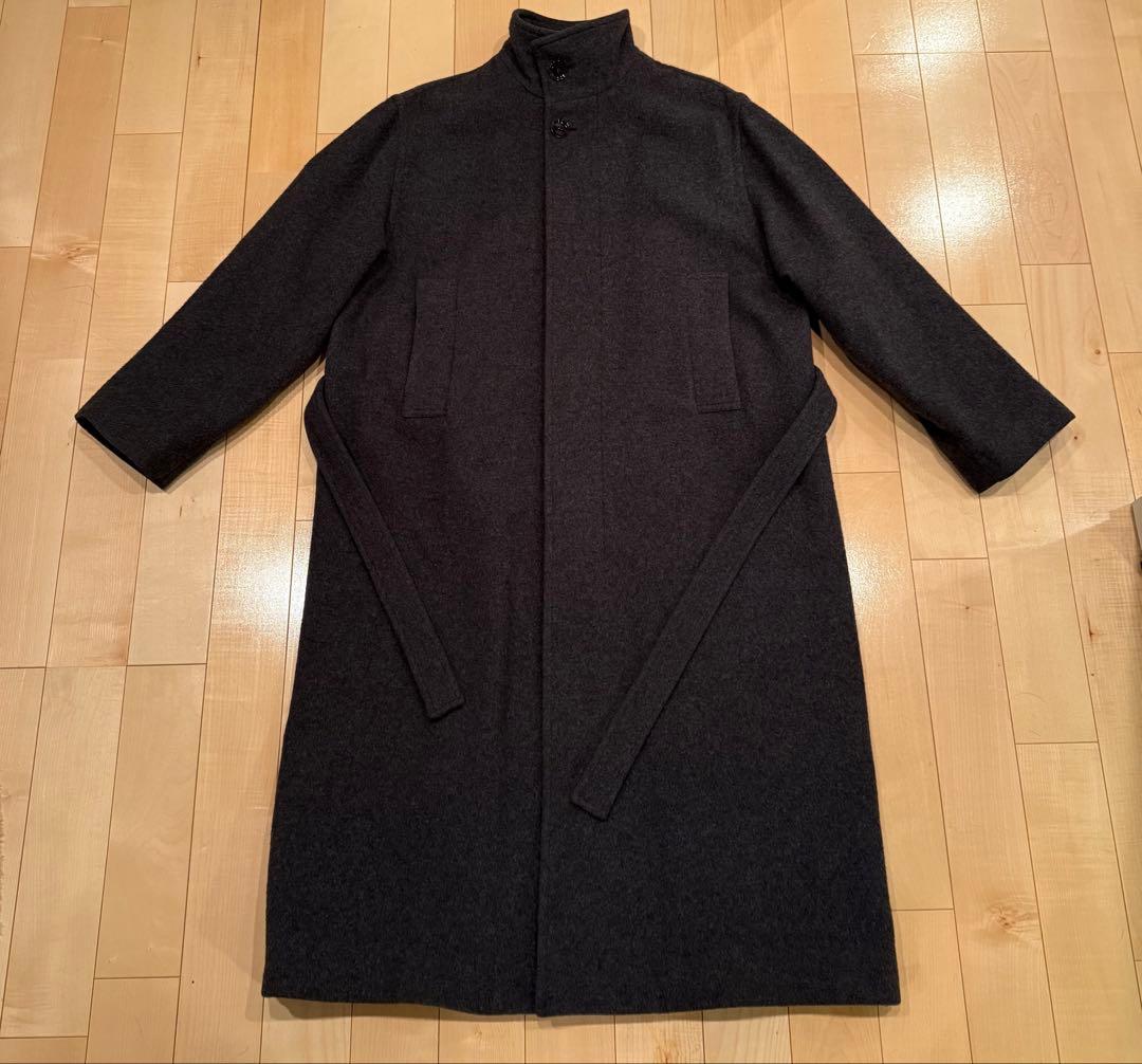 希少) ルメール23年秋冬 バスローブコート グレー ウールカシミア サイズM