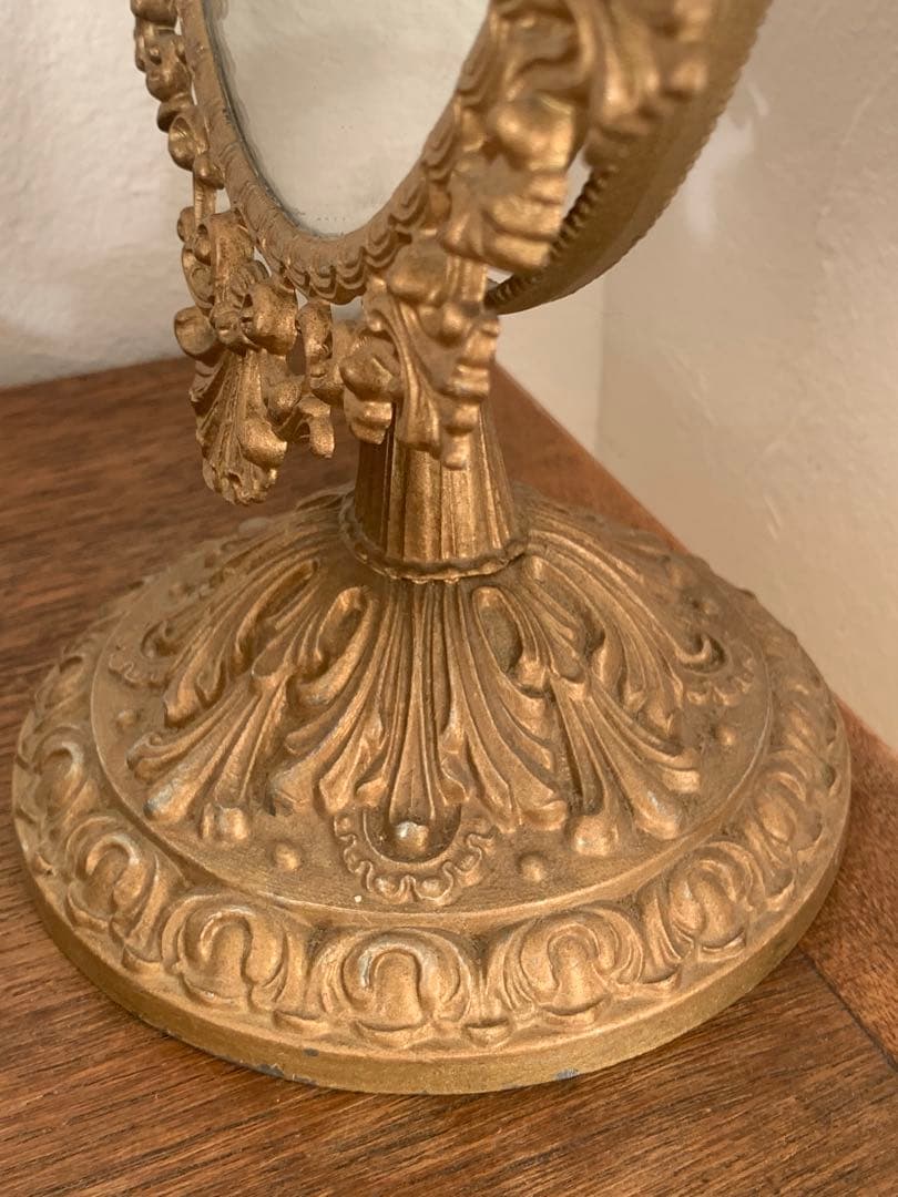 フランス　蚤の市　鏡　ブロカント