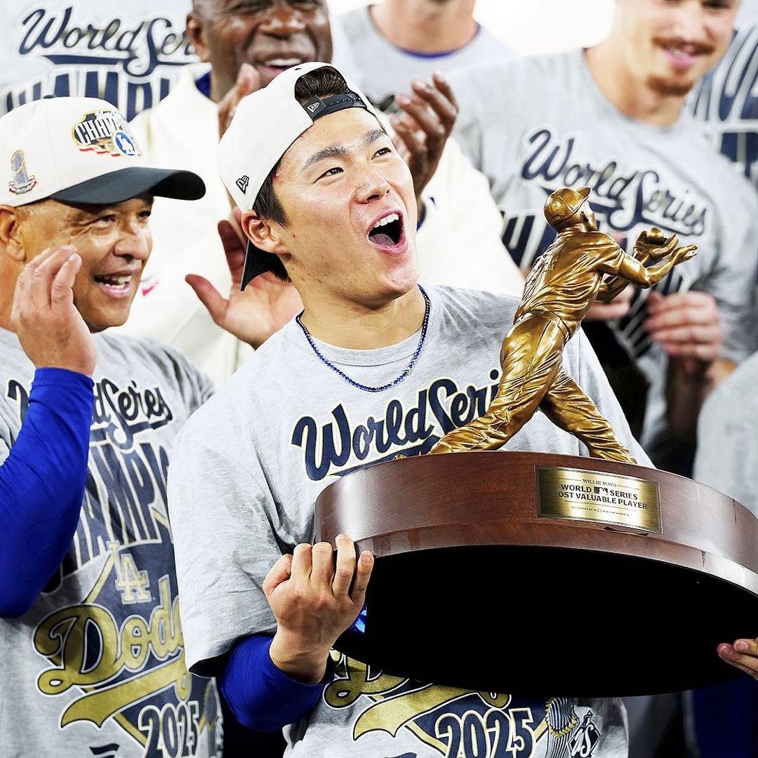 ドジャース 山本由伸 2025ワールドシリーズ MVP ユニフォーム 大谷翔平