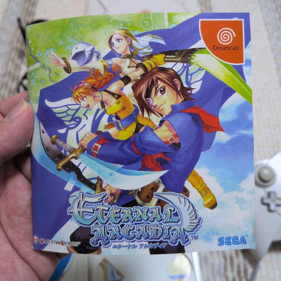 【動作確認OK】【メンテナンス品】セガ ドリームキャスト 本体とソフト２本付き