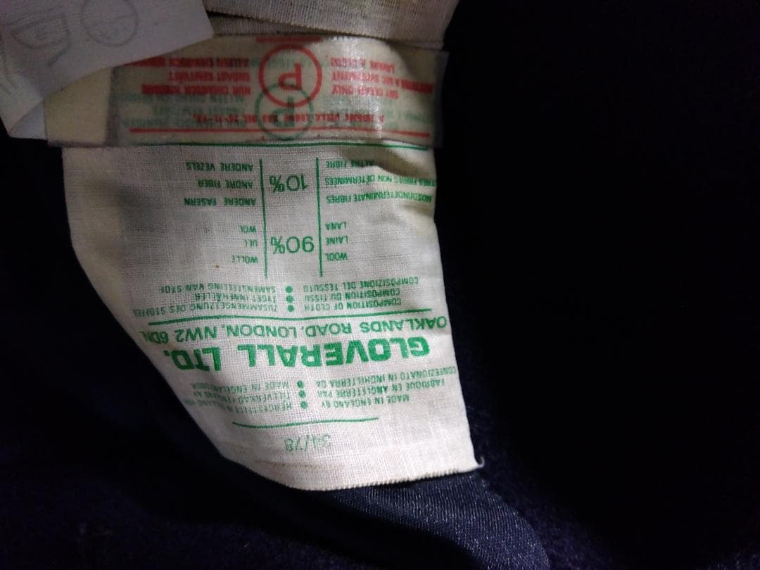 美品！GLOVERALLグローバーオール　ピーコート　USサイズ40（M～L）