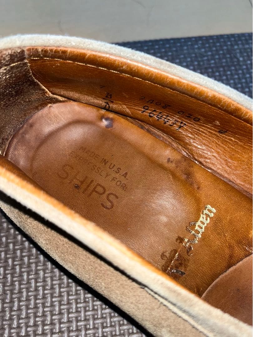 Alde　オールデン ローファー　スエード　7 ships