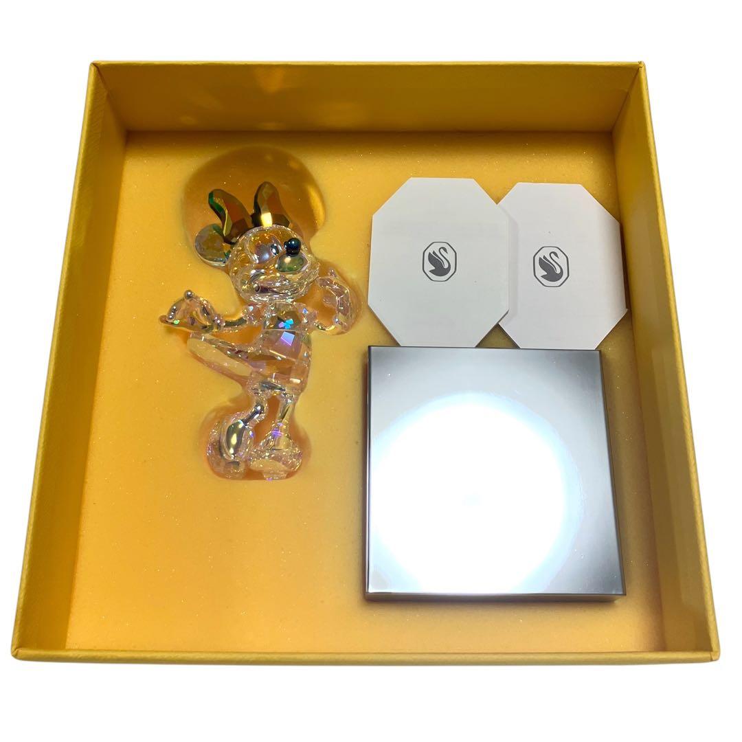 超美品 スワロフスキー×Disney ディズニー ミニー クリスタルフィギュア