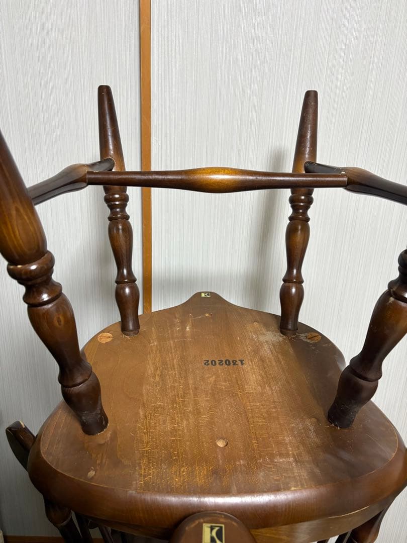 飛騨産業 キツツキ ウィンザー 5脚 ダイニングチェア バラ売り不可 ヴィン