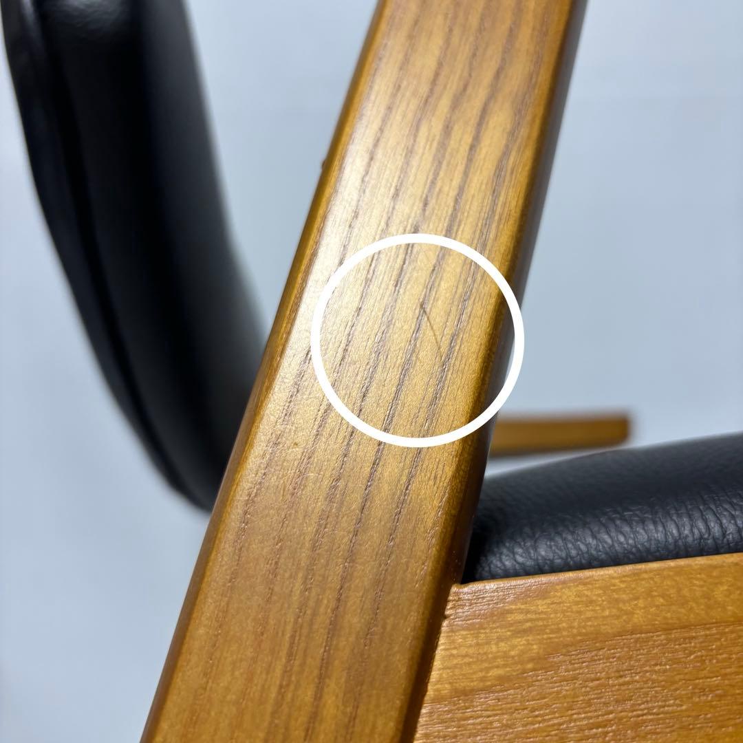 【完成品】ダイニングチェア　ブラウン×ブラック