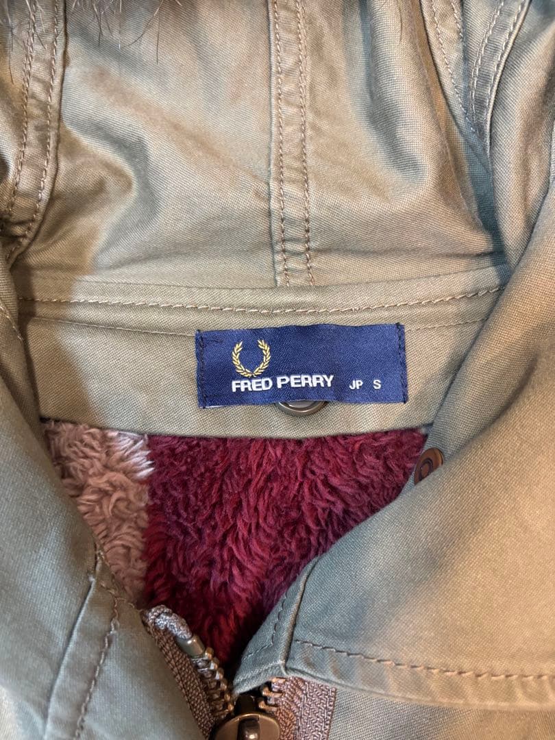 美品✨フレッドペリー モッズコート ユニオンジャック ボアライナー 4WAY S