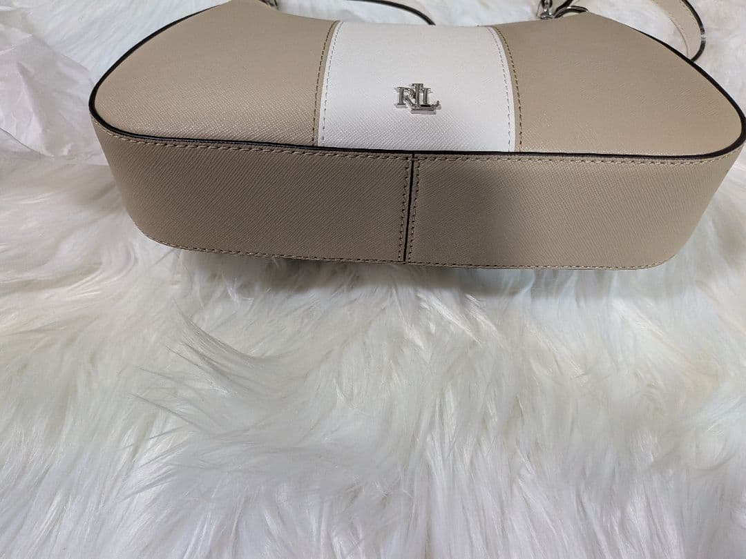 新品Lauren RALPH LAUREN　ツートンレザー