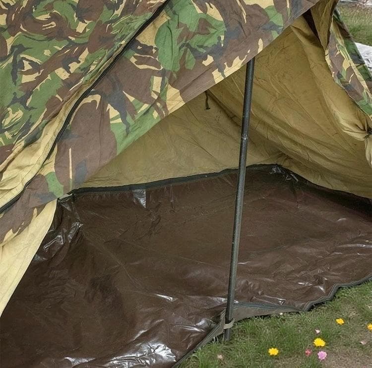 ※軍放出品 ダッチアーミーテント DPMカモ オランダ軍 軍幕 キャンバス 2