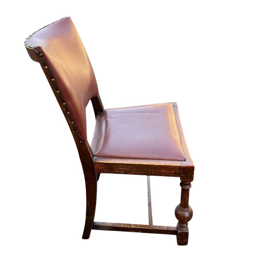 デンマーク製　アンティーク家具 ダイニング チェア 1900年代製作　西洋