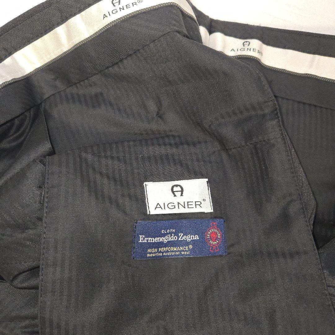 【新品タグ付き✨】AIGNER Zegna 生地 メンズスーツセットアップ 46