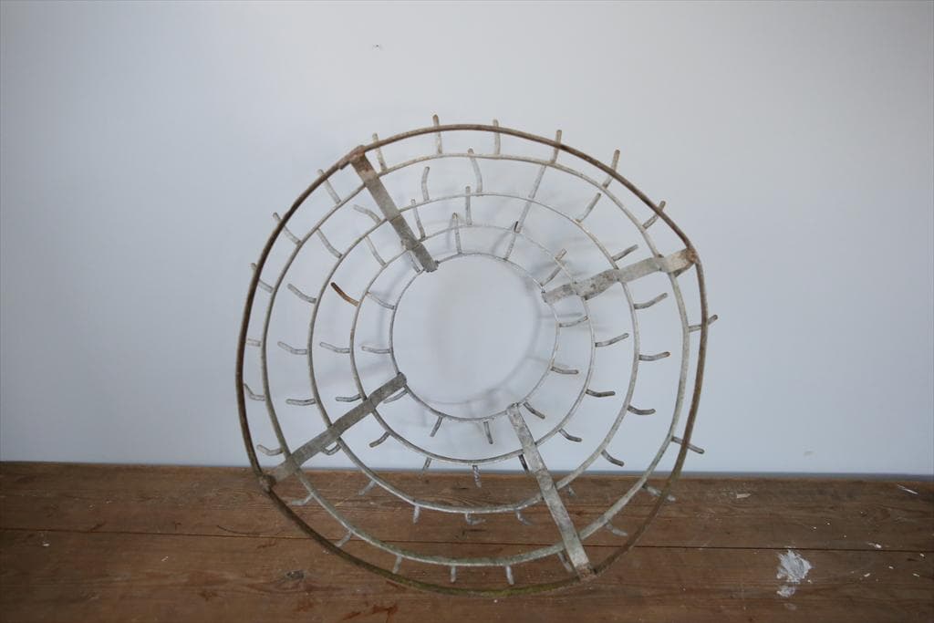 フランスアンティーク鉄製ボトルドライヤー/エリソン/ワインラック86-246-2