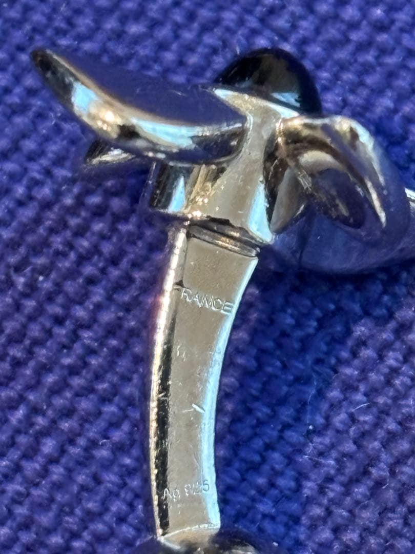 美品　カルティエ　風車　シルバー　カフリンクス