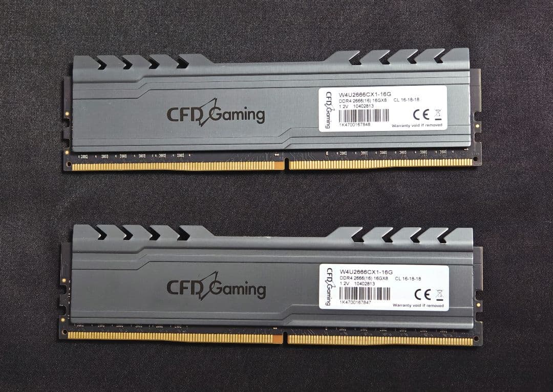 メモリ CFD Gaming W4U2666CX1-16G 16GB 2枚組