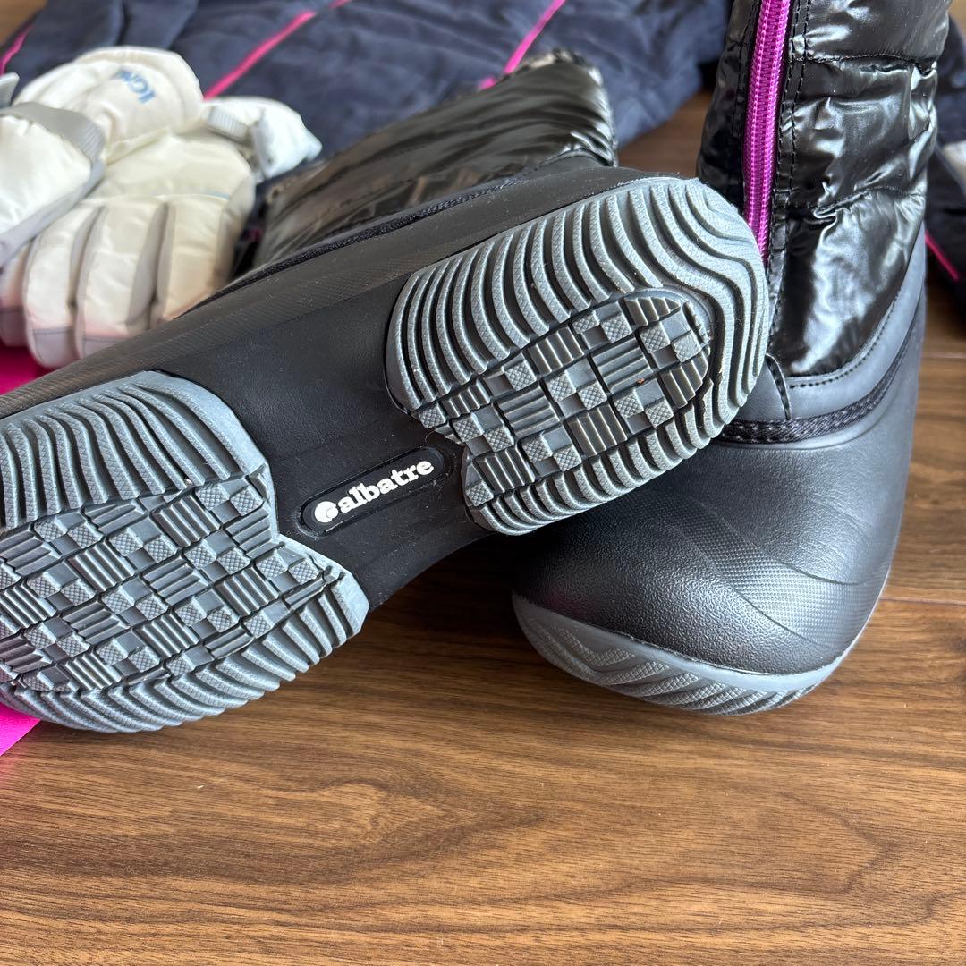 DESCENTE スキーウェア┊女性用 レディース M┊ブーツ&グローブセット