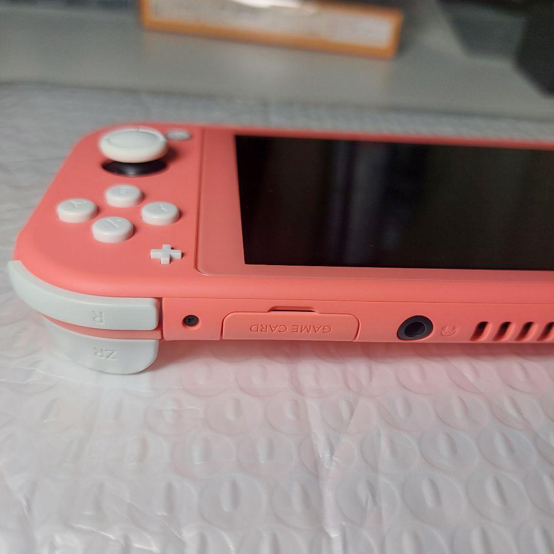 NintendoSwitch Lite本体 コーラルピンク 充電器付き