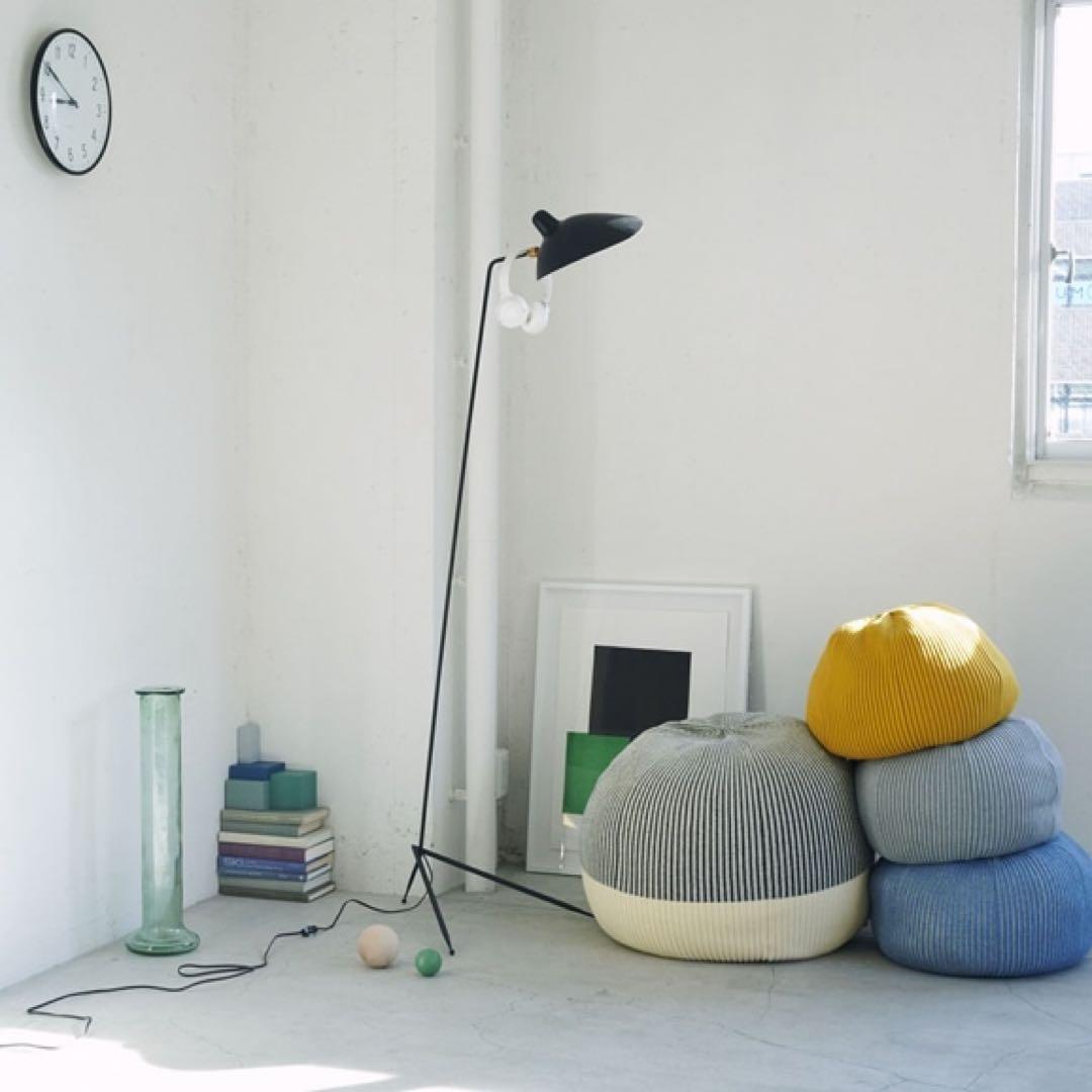 IDEE PUUF 本体セット プーフ White×Black MIX PUUF