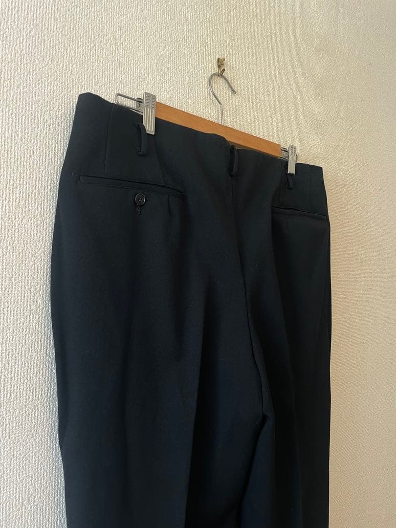 90s vintage レトロスーツ ダブル BLACK6B 菅田将暉　純毛質