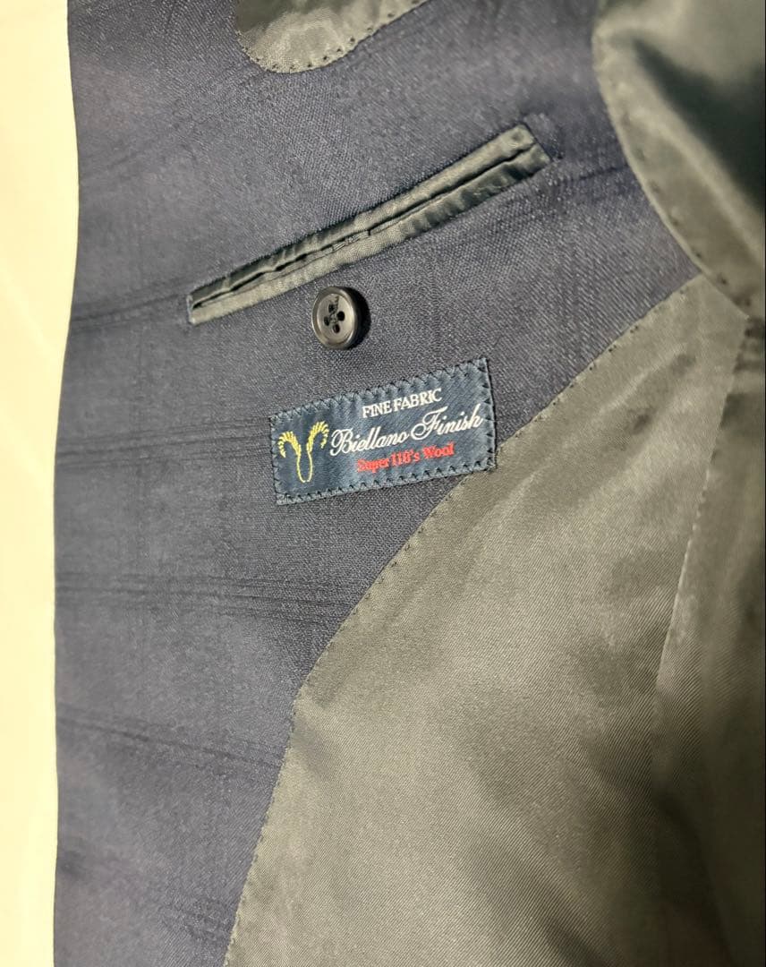 UNIVERSAL LANGUAGE オーダースーツ2着グレー＆ネイビー