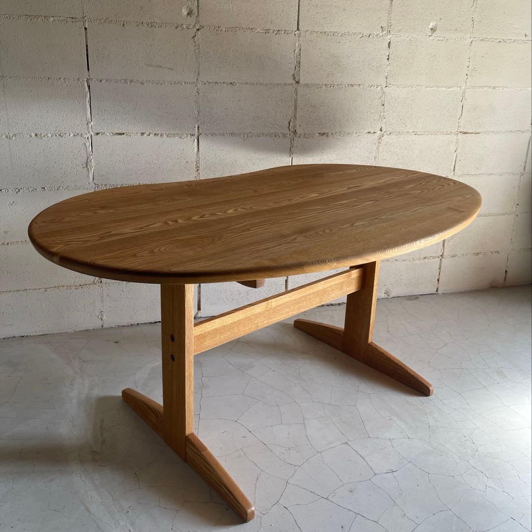 美品　リビングハウス　ダイニング3点セット　ダイニングテーブル　ベンチ　チェア