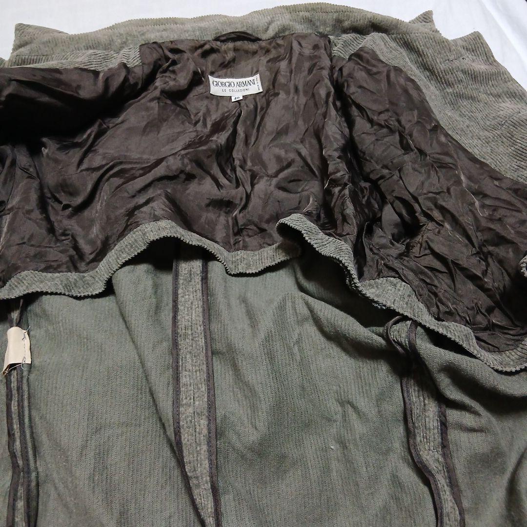 giorgio armani　コーデュロイジャケット　カバーオール　イタリア製