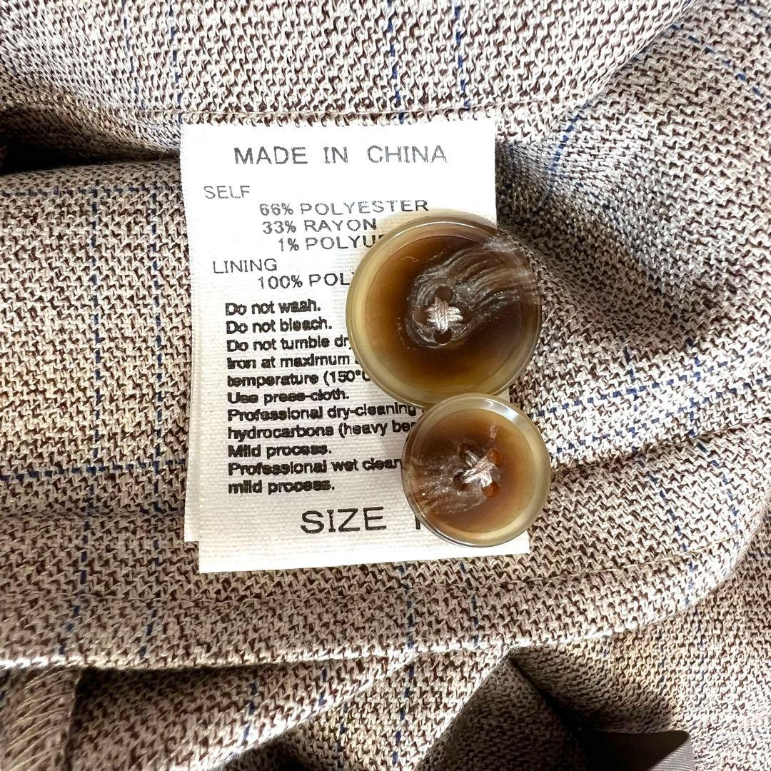 極美品 アダムエロペ × OGUZ 別注 T/R ストレッチ ルーズ スーツ M