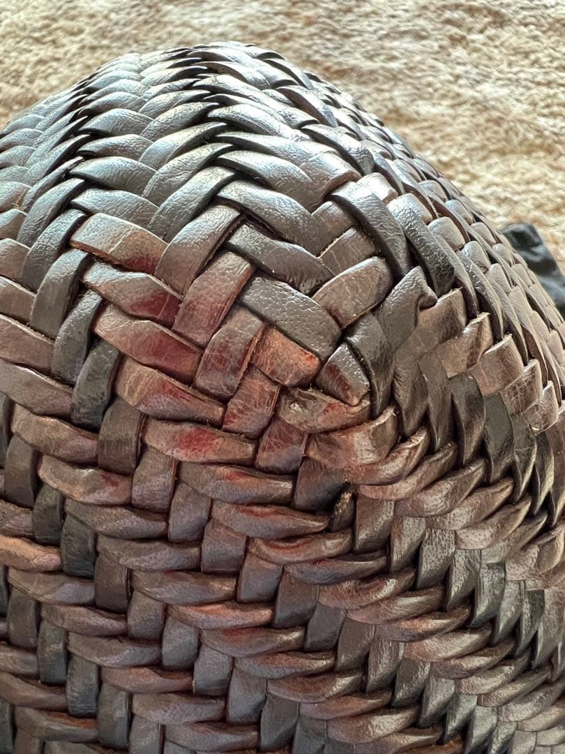 ヴィオラドーロ　レザー　メッシュかごバック　VIOLAd'ORO