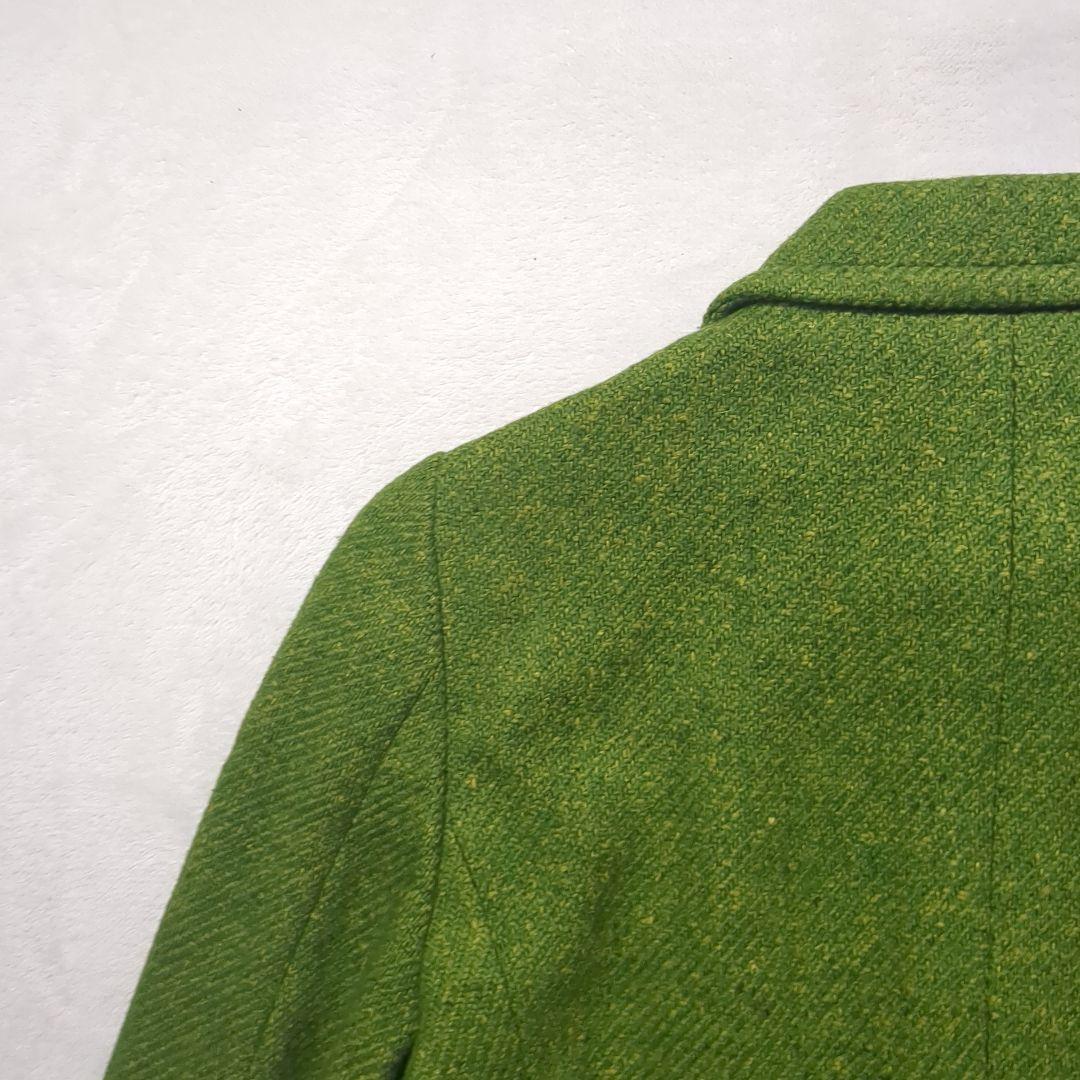 MOSCHINO モスキーノ ツイードジャケット 花装飾 シルク混 M（タイト）