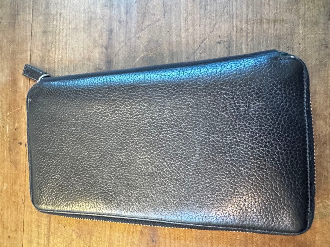 Montblanc ブラック レザー 財布　トラベル　ペン差し付き　証明書有り