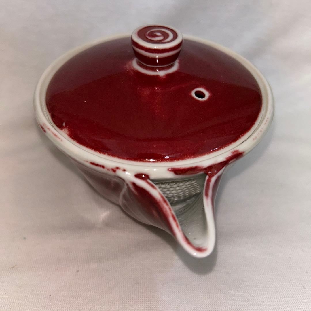 朝日焼窯元　七十四代　朝日豊斎　窯変　煎茶器　共箱