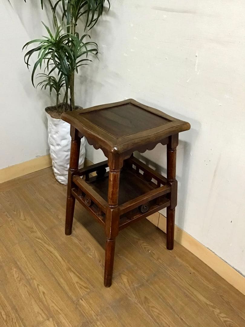 管201☆英国☆アンティーク☆無垢材☆コンソールテーブル☆花台☆サイドテーブル