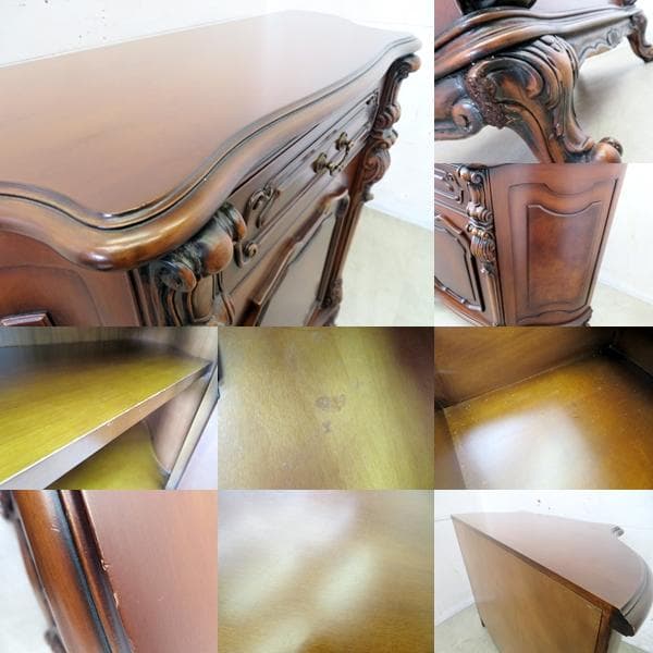 ■カリモク最高峰■ドマーニ■ルイXV■サイドボード■コンソール■ロココ■80万