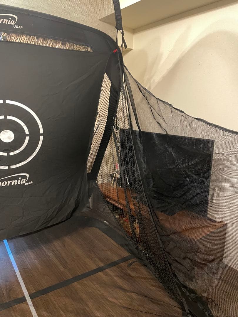 ゴルフ練習ネット自動返球構造 簡単設置 レギュラーサイズ spornia