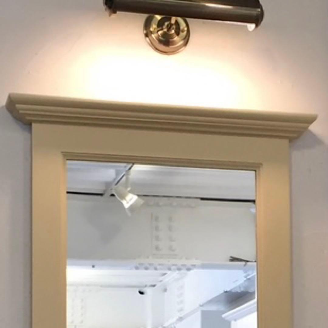 ヨーロピアン パイン無垢材 ウォールミラー 壁掛け鏡 ルーマニア製