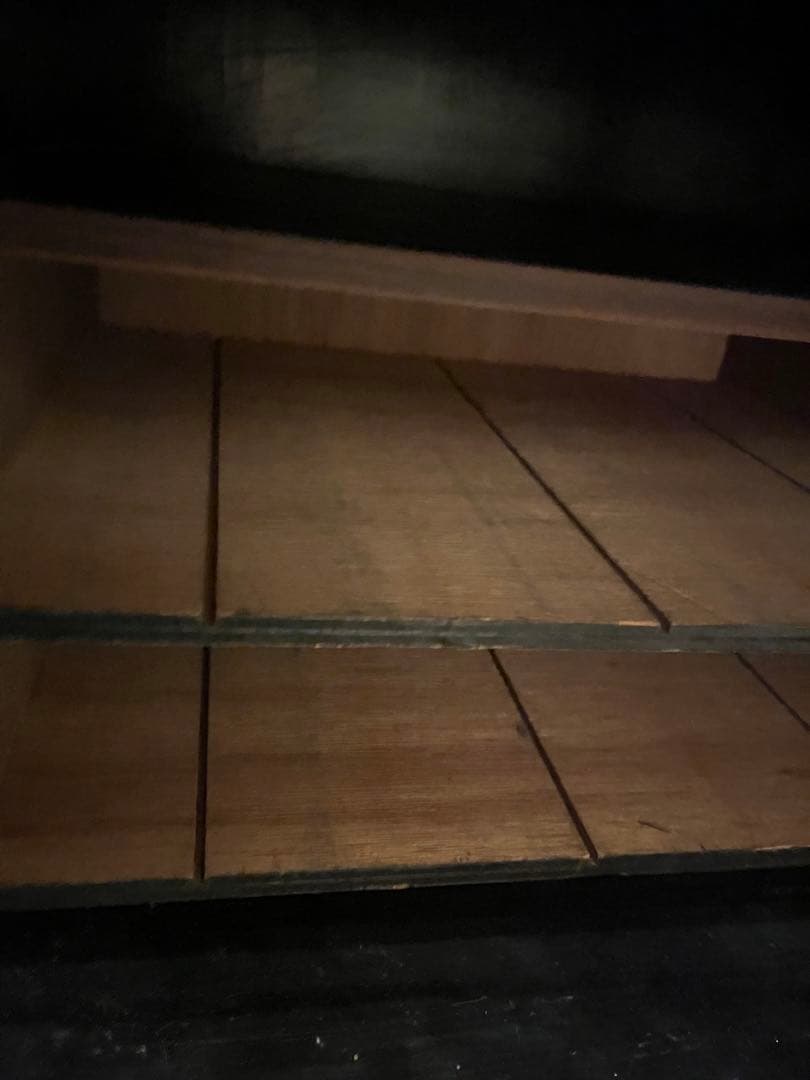 ヴィンテージ　玉細工　金彩　漆細工　ベッドサイドチェスト　骨董家具　上海製