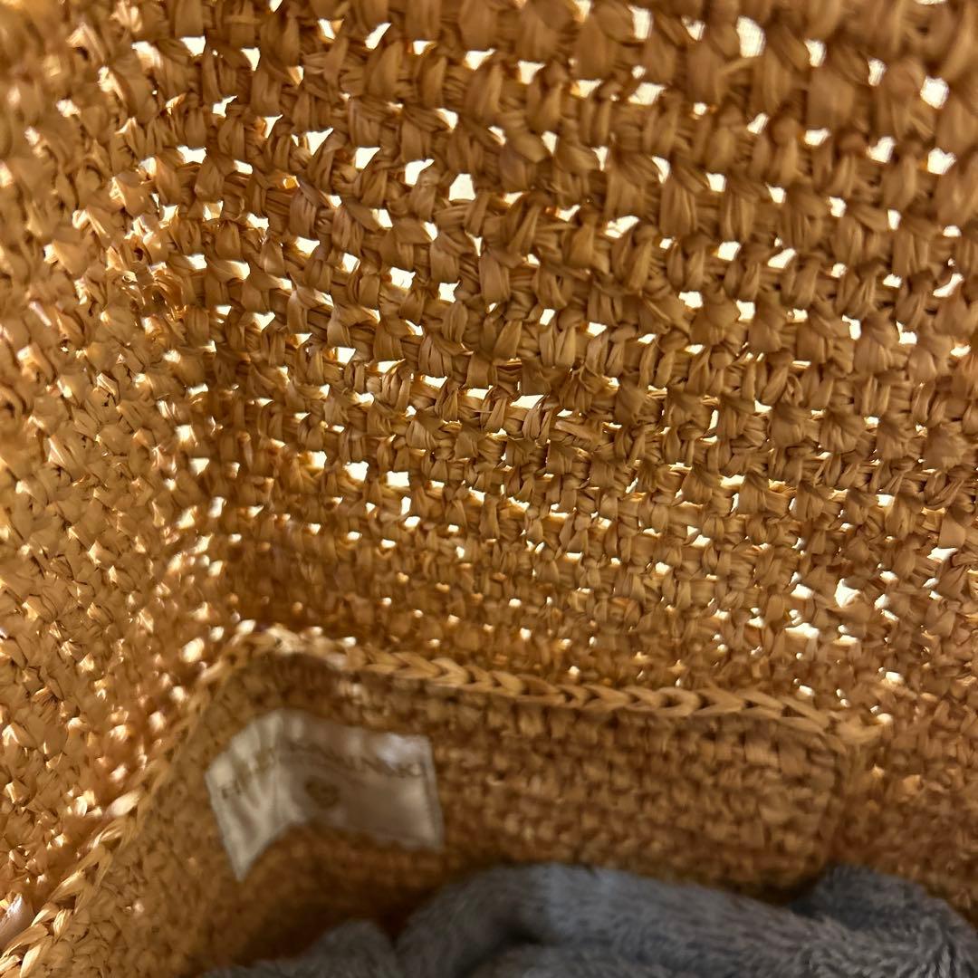 ヘレンカミンスキー　ラフィア　ワンショルダーかごバッグ